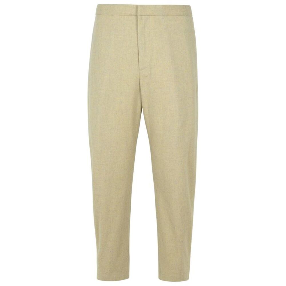 Jil Sander Beige Virgin Wool Trousers Men